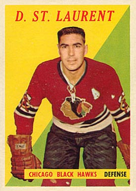 1958 Topps D. St. Laurent #5 Hockey Card