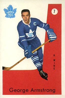 1959 Parkhurst George Armstrong #7 Hockey Card