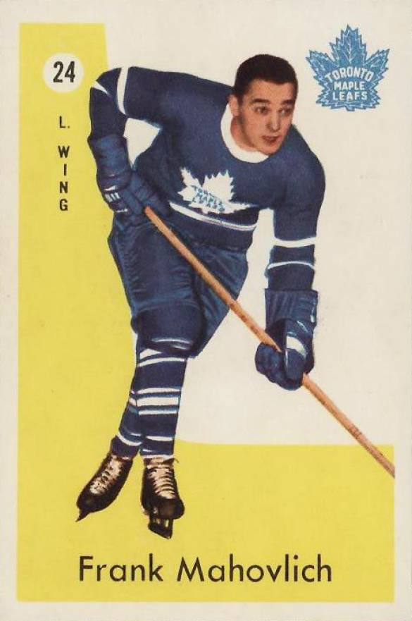 1959 Parkhurst Frank Mahovlich #24 Hockey Card