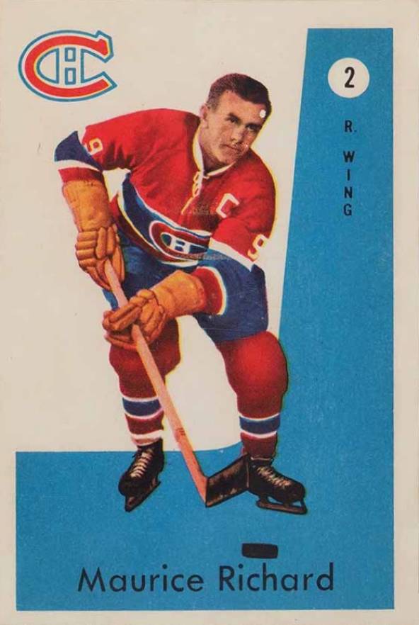 1959 Parkhurst Maurice Richard #2 Hockey Card