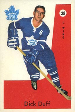 1959 Parkhurst Dick Duff #38 Hockey Card