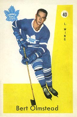 1959 Parkhurst Bert Olmstead #40 Hockey Card