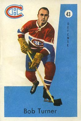 1959 Parkhurst Bob Turner #43 Hockey Card