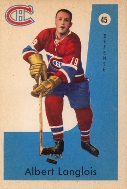 1959 Parkhurst Albert Langlois #45 Hockey Card