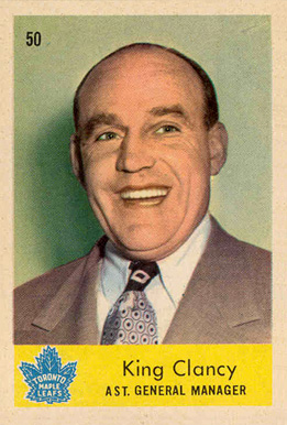 1959 Parkhurst King Clancy #50 Hockey Card