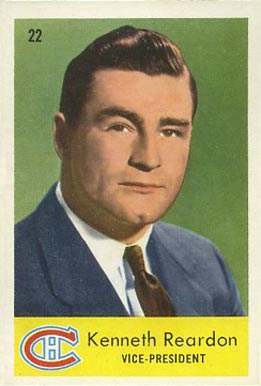 1959 Parkhurst Kenneth Reardon #22 Hockey Card