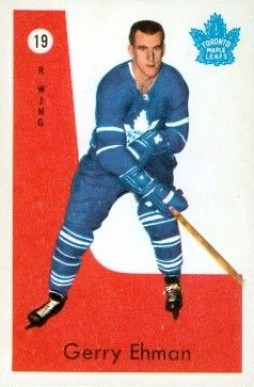 1959 Parkhurst Gerry Ehman #19 Hockey Card