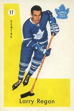 1959 Parkhurst Larry Regan #17 Hockey Card