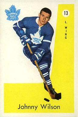 1959 Parkhurst Johnny Wilson #13 Hockey Card