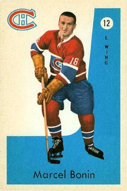 1959 Parkhurst Marcel Bonin #12 Hockey Card