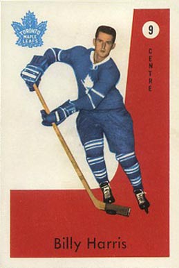 1959 Parkhurst Billy Harris #9 Hockey Card