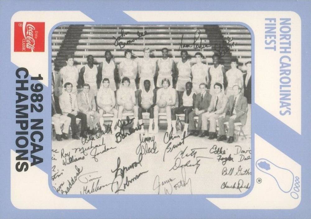 1989 Collegiate Collection North Carolina 1982 NCAA Champions #200 Basketball Card