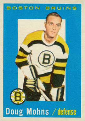 1959 Topps Doug Mohns #58 Hockey Card