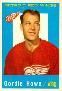 1959 Topps Gordie Howe #63 Hockey Card