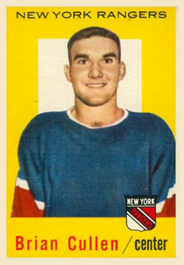 1959 Topps Brian Cullen #55 Hockey Card