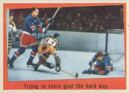 1959 Topps Action Picture #54 Hockey Card