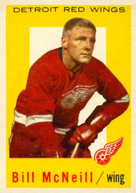 1959 Topps Bill McNeil #41 Hockey Card