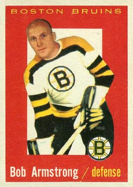 1959 Topps Bob Armstrong #39 Hockey Card