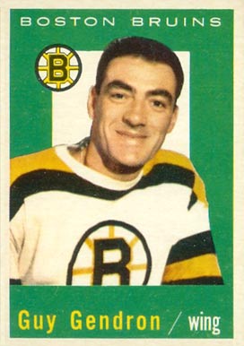 1959 Topps Jean-Guy Gendron #24 Hockey Card