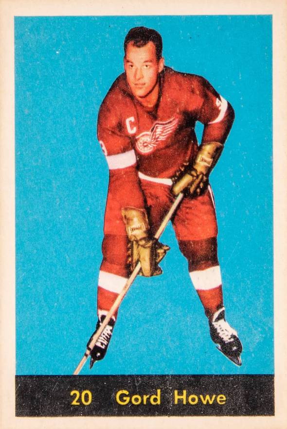 1960 Parkhurst Gord Howe #20 Hockey Card