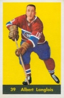 1960 Parkhurst Albert Langlois #39 Hockey Card