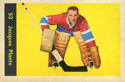 1960 Parkhurst Jacques Plante #53 Hockey Card