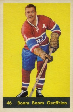 1960 Parkhurst Bernie Geoffrion #46 Hockey Card