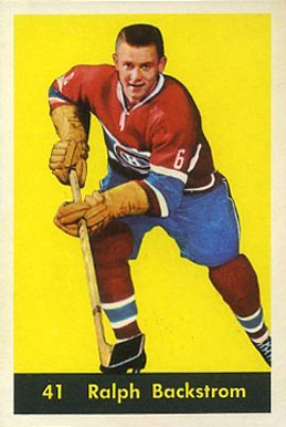 1960 Parkhurst Ralph Backstrom #41 Hockey Card