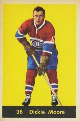 1960 Parkhurst Dickie Moore #38 Hockey Card