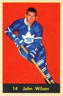 1960 Parkhurst John Wilson #14 Hockey Card