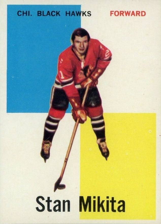 1960 Topps Stan Mikita #14 Hockey Card