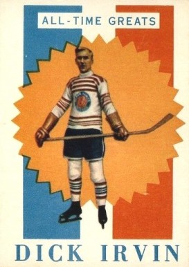 1960 Topps Dick Irvin #60 Hockey Card