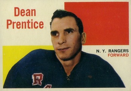 1960 Topps Dean Prentice #37 Hockey Card