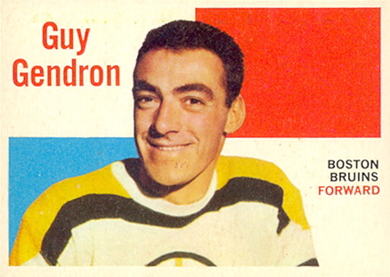 1960 Topps Guy Gendron #31 Hockey Card