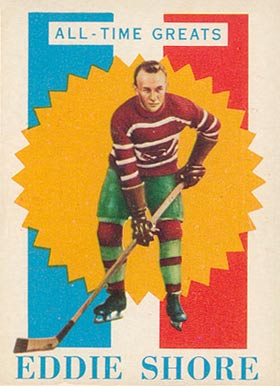 1960 Topps Eddie Shore #20 Hockey Card