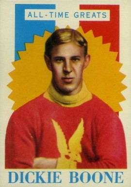 1960 Topps Dickie Boon #17 Hockey Card
