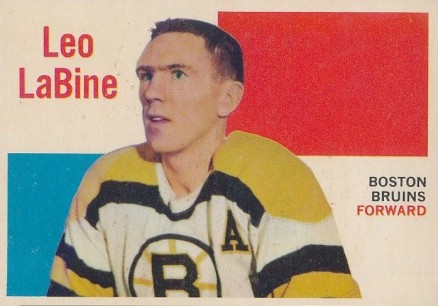 1960 Topps Leo Labine #13 Hockey Card