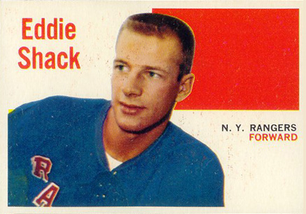 1960 Topps Eddie Shack #7 Hockey Card