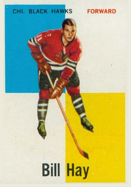 1960 Topps Bill Hay #6 Hockey Card