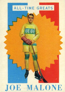 1960 Topps Joe Malone #3 Hockey Card