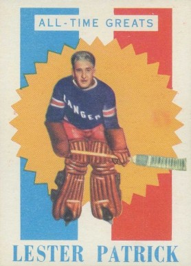 1960 Topps Lester Patrick #1 Hockey Card