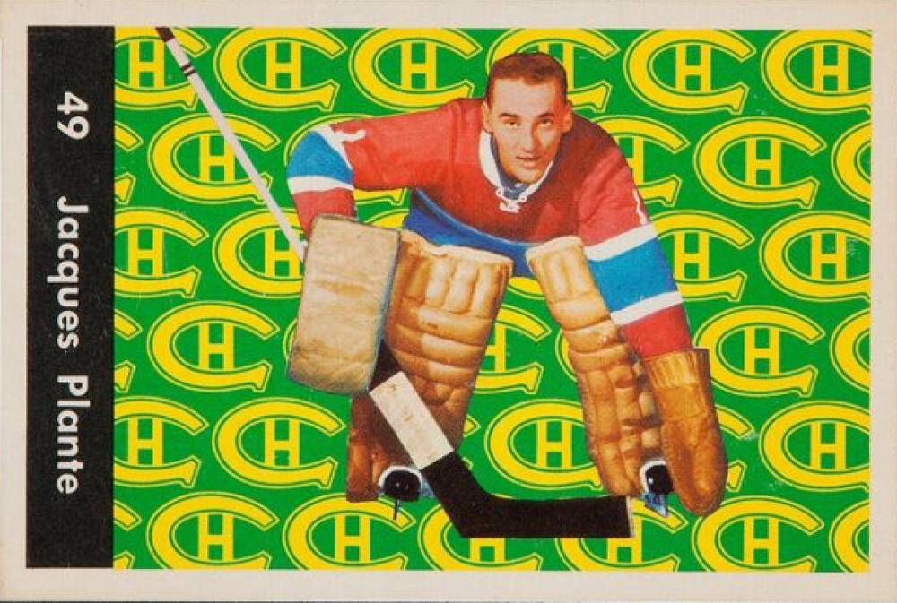 1961 Parkhurst Jacques Plante #49 Hockey Card