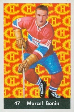 1961 Parkhurst Marcel Bonin #47 Hockey Card