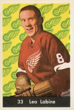 1961 Parkhurst Leo Labine #33 Hockey Card