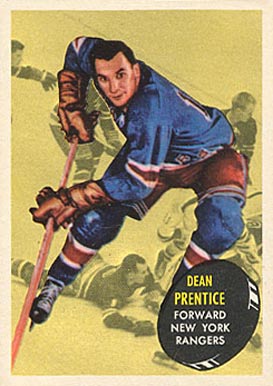 1961 Topps Dean Prentice #54 Hockey Card