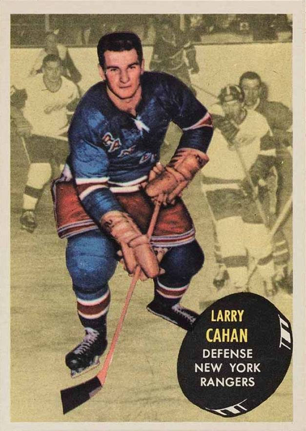 1961 Topps Larry Cahan #52 Hockey Card