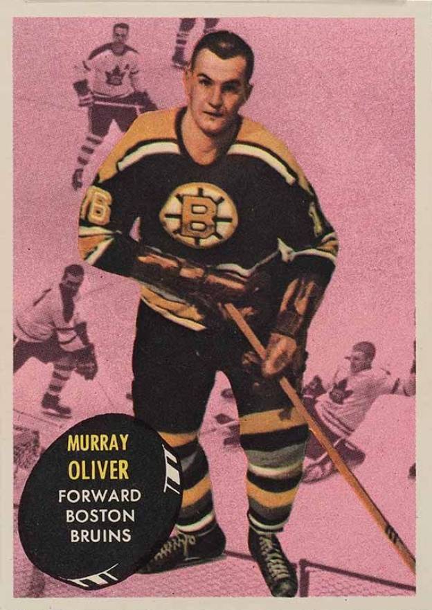 1961 Topps Murray Oliver #14 Hockey Card