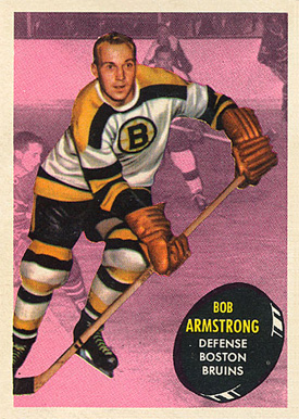 1961 Topps Bob Armstrong #13 Hockey Card