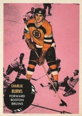 1961 Topps Charlie Burns #11 Hockey Card