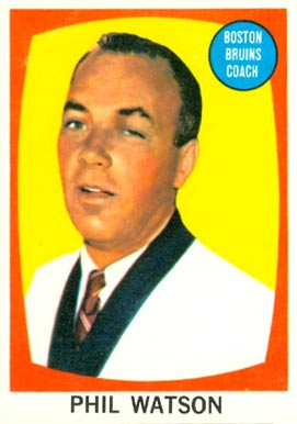 1961 Topps Phil Watson #1 Hockey Card